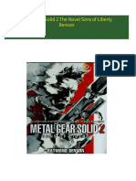 Metal Gear Solid 2 The Novel Sons of Liberty Benson All Chapters Instant Download