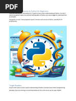 2 Minutes Crash Course on Python for Begineers