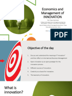 3.1 - Management of Innovation to International Business