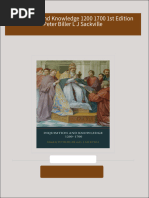 Download ebooks file Inquisition and Knowledge 1200 1700 1st Edition Peter Biller L J Sackville all chapters