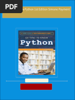 Full Download Getting to Know Python 1st Edition Simone Payment PDF DOCX