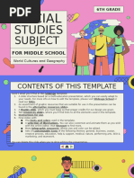 Social Studies Subject for Middle School