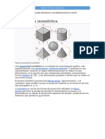 INVESTIGAR LAS PROYECCIONES ISMETRICAS Y LAS PERSPECTIVAS EN 3 VISTAS