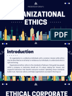 ORGANIZATIONAL ETHICS