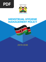 Menstrual Hygiene Management Policy 2019-2030- May2020