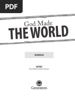 God Made the World Workbook Sample