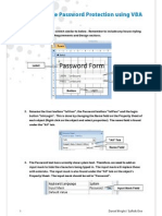 Simple Password Protection Using VBA Simple Password Protection Using VBA Simple Password Protection Using VBA