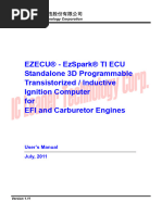 EzSpark(R) TI ECU User's Manual (ENG)