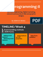 Web Programming II Week 4