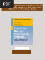 Complete Download Innovation Through Information Systems Volume II A Collection of Latest Research on Technology Issues 1st Edition Frederik Ahlemann (Editor) PDF All Chapters