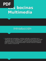 Bocinas Multimedia