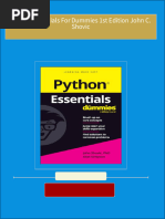 Instant ebooks textbook Python Essentials For Dummies 1st Edition John C. Shovic download all chapters