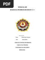 Makalah Bahasa Pemrograman c Jurusan Tek 1