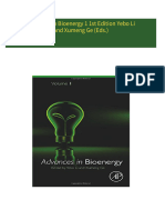 Advances in Bioenergy 1 1st Edition Yebo Li And Xumeng Ge (Eds.) all chapter instant download