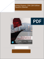 Download ebooks file Multinational Business Finance, 15th 15th Edition David K. Eiteman all chapters