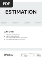 ESTIMATION_FINAL PPT