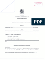 Nanchinga v Reunion Insurance Company Limited (Personal Injury Case 809 of 2011) 2018 MWHC 1144 (3 December 2018)