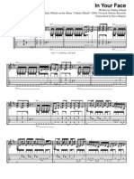 In Your Face - Johnny Hiland Score