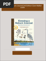 Complete Download Keeping a Nature Journal 3rd Edition Clare Walker Leslie PDF All Chapters