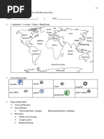 F.1 Geography Yearly Exam 2023-2024 Revision Notes