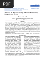 The Role of Physical Activity in Cancer Survivorship: A  Comprehensive Review (www.kiu.ac.ug)