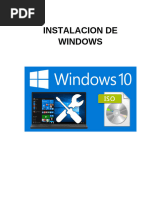 Instlacion de Windows