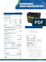 LONG BATERIJA 12V 18AH WP18-12SHR DATA SHEET