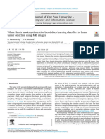 2022 Whale Harris hawks optimization based deep learning classifier for brain tumor detection using MRI images