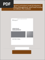 PDF 2023 CFA© Program Curriculum Level III Volumes 2 Derivatives, Currency Management, and Fixed Income 1st Edition Cfa Institute download