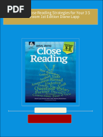 Dive into Close Reading Strategies for Your 3 5 Classroom 1st Edition Diane Lapp 2024 scribd download