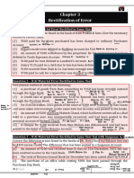 Rectification of Error Important Adjustment  for ca foundation 