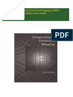 Download Complete Computational Conformal Mapping 1998th Edition Prem Kythe PDF for All Chapters