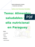 Alimentos saludables y olla alimentaria