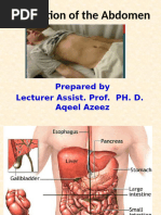 Examination of the Abdomen 4 م٢