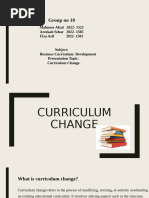 Curriculum Change Slides