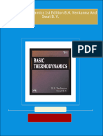 Download Basic Thermodynamics 1st Edition B.K. Venkanna And Swat B. V. ebook All Chapters PDF