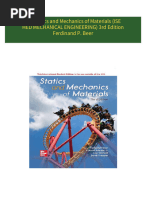 Full download ISE Statics and Mechanics of Materials (ISE HED MECHANICAL ENGINEERING) 3rd Edition Ferdinand P. Beer pdf docx