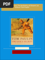 Full Download Crusoe s Secret The Aesthetics of Dissent 1st Edition Tom Paulin PDF DOCX