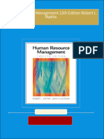 Complete Download Human Resource Management 12th Edition Robert L. Mathis PDF All Chapters