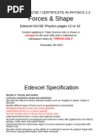 IGCSE 12 Forces&Shape