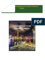 Instant download Construction Management 5th Edition Daniel W. Halpin pdf all chapter