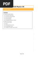 Space Physics notes