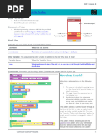 Activity Guide - Lists Make - Unit 5 Lesson 4