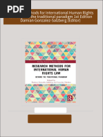 Full Download Research Methods for International Human Rights Law Beyond the traditional paradigm 1st Edition Damian Gonzalez-Salzberg (Editor) PDF DOCX