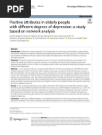 Positive Attributes in Elderly People With Differe