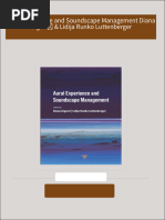 Immediate download Aural Experience and Soundscape Management Diana Grgurić & Lidija Runko Luttenberger ebooks 2024