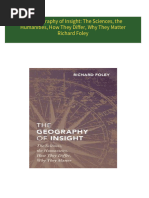 [Ebooks PDF] download The Geography of Insight: The Sciences, the Humanities, How They Differ, Why They Matter Richard Foley full chapters