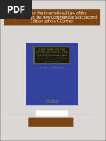 Full download Cartner on the International Law of the Shipmaster; On the New Command at Sea; Second Edition John A C Cartner pdf docx