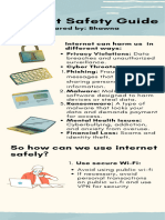 Internet Safety Infographic Guide by Bhawna