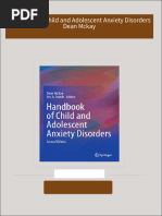 Instant Download Handbook of Child and Adolescent Anxiety Disorders Dean Mckay PDF All Chapters